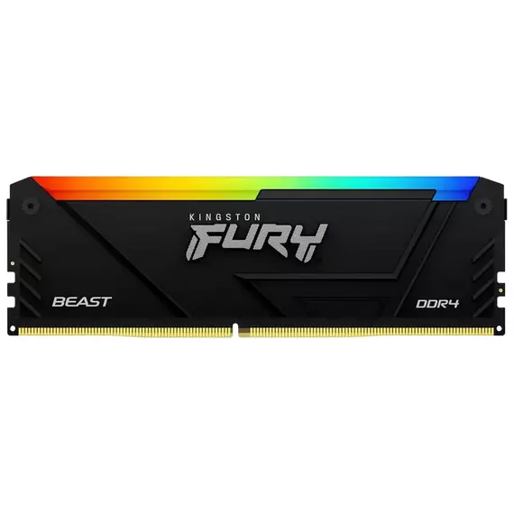 Memorie RAM Kingston FURY Beast RGB, DDR4 SDRAM, 3600 MHz, 8GB, KF436C17BB2A/8, 2 image