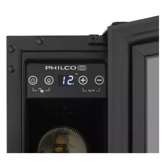 Dulap pentru vin Philco PW6GBI, Negru, 3 image