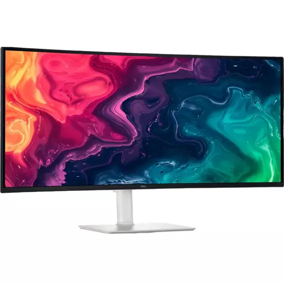 34" Monitor DELL S3425DW, VA 3440x1440 WQHD, Argintiu, 5 image