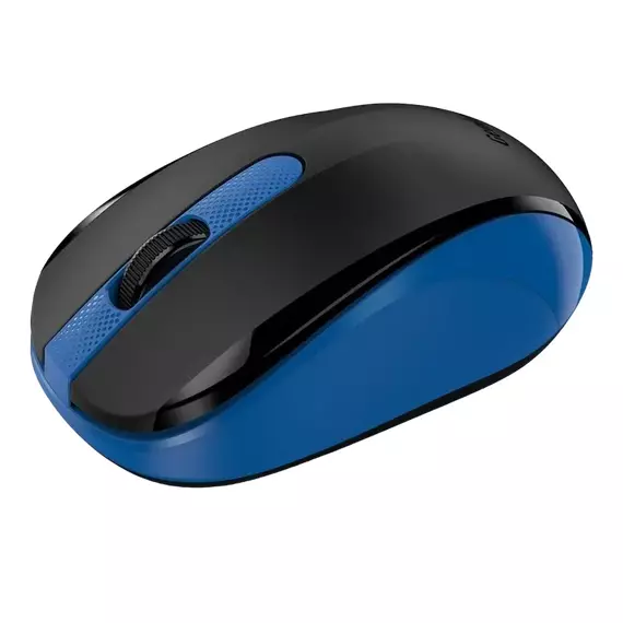 Mouse Wireless Genius NX-8008S, Negru/Albastru, 2 image