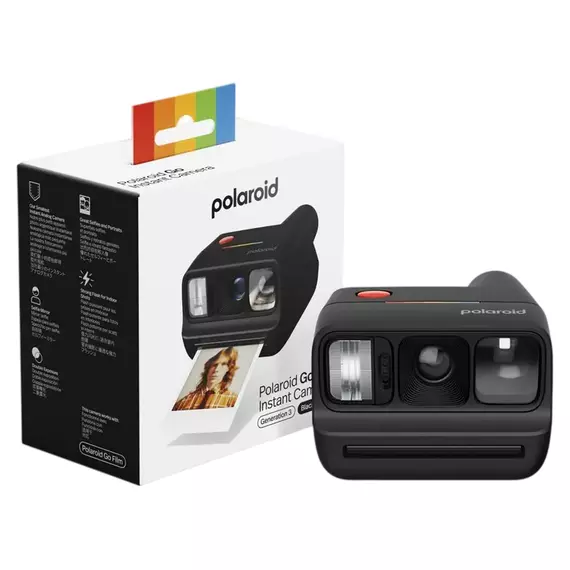 Cameră Foto Polaroid Go Gen 3, Negru, 4 image