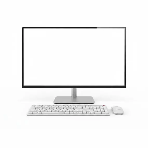 Wireless Keyboard & Mouse Gembird Silent key Pro Business KBS-WMS-01-W-CYRL, Silent, Slim , 5000dpi,, 2 image
