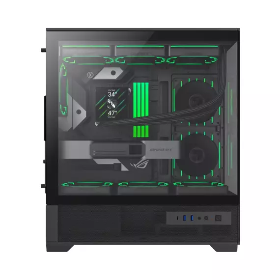 Carcasă PC Gamemax VISTA 2 AB, Midi-Tower, Fără PSU, Negru, 7 image