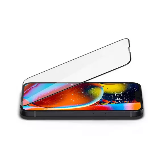 Sticlă de protecție Spigen iPhone 14 Plus, Glass FC, Negru, 5 image