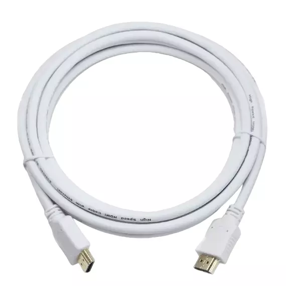Cablu Video Cablexpert CC-HDMI4-W-6, HDMI (M) - HDMI (M), 1,8m, Alb, 3 image