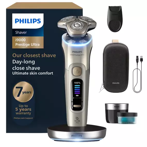 Aparat de ras electric Philips XP9403/31, Auriu, 2 image
