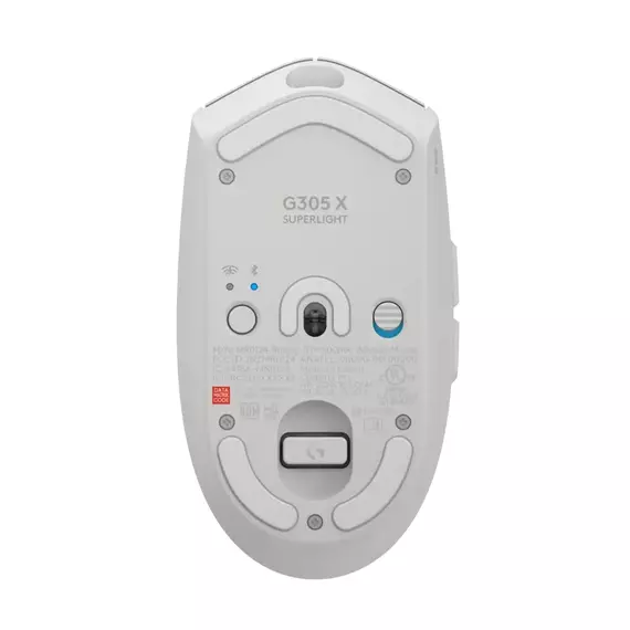 Gaming Wireless Mouse Logitech G305 X SUPERLIGHT WHITE  2.4GHZ, 4 image