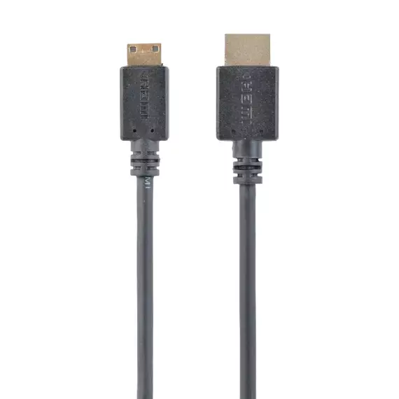 Cablu Video Cablexpert CC-HDMI4C-6, HDMI (M) - mini-HDMI (M), 1,8m, Negru, 2 image