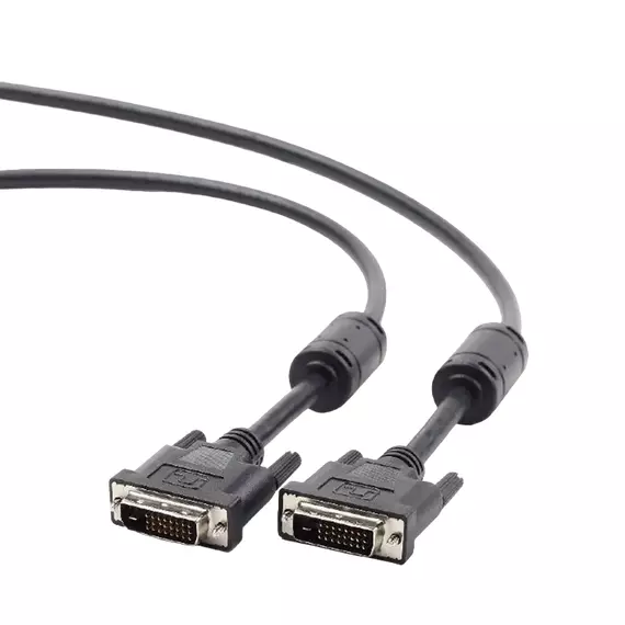 Cablu Video Cablexpert CC-DVI2-BK-15, DVI-D (M) - DVI-D (M), 4,5m, Negru, 4 image
