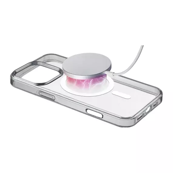 Husă Cellularline Gloss Mag - iPhone 16 Pro Max, Transparent, 3 image