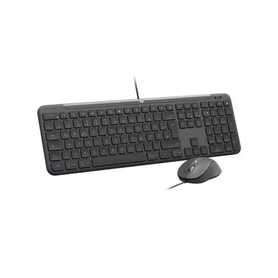 Set Tastatură + Mouse Logitech Signature Slim MK620, Cu fir, Negru, 4 image
