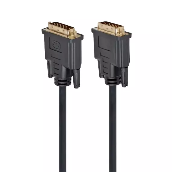 Cablu Video Cablexpert CC-DVI2-BK-15, DVI-D (M) - DVI-D (M), 4,5m, Negru