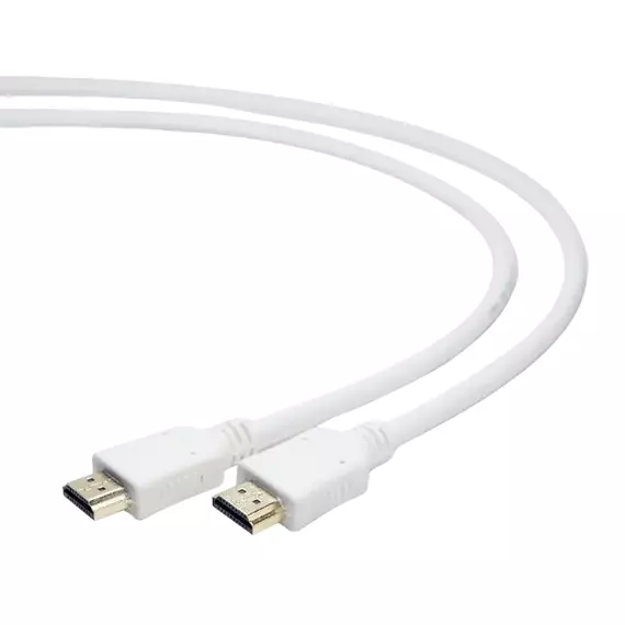 Cablu Video Cablexpert CC-HDMI4-W-6, HDMI (M) - HDMI (M), 1,8m, Alb, 2 image