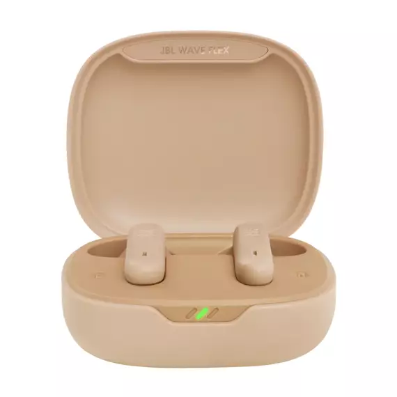 JBL. Căști JBL Wave Flex, Bej, 2 image