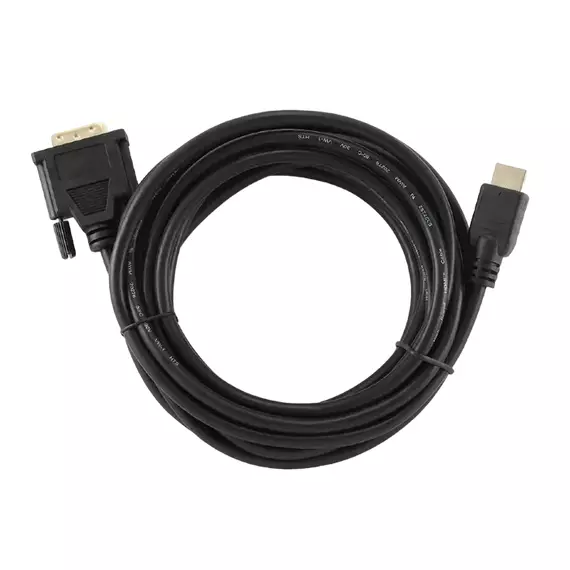 Cablu Video Cablexpert CC-HDMI-DVI-15, HDMI (M) - DVI-I (M), 4,5m, Negru, 3 image