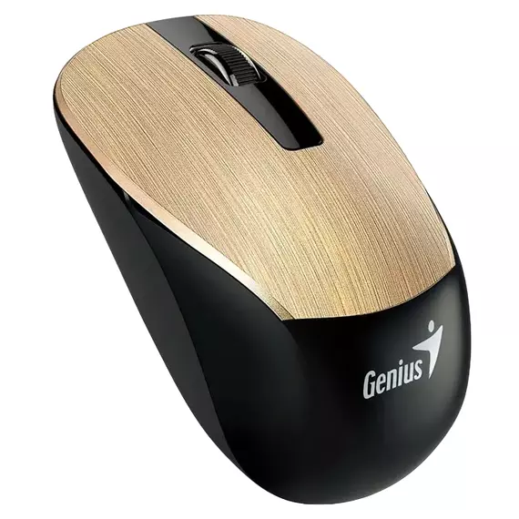 Mouse Wireless Genius NX-7015, Auriu, 4 image