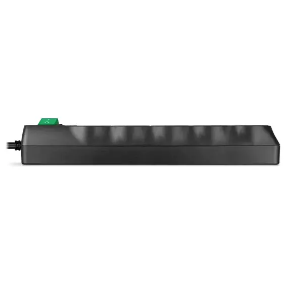 Prelungitor electric SVEN SF-10E-16, 10 Prize, 1,8m, Negru, 6 image