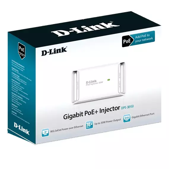 Injector PoE D-Link DPE-301GI, IEEE 802.3af/at, 5 image