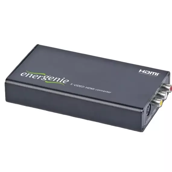 Convertor Video/Audio Energenie S-VIDEO to HDMI Converter, Negru, 2 image