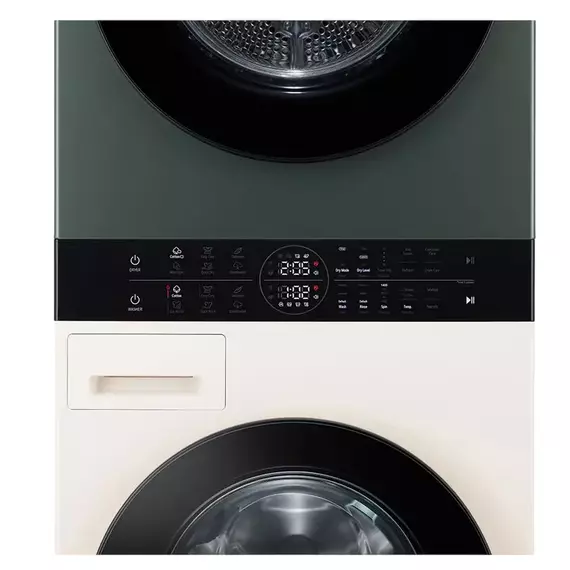 Mașină de spălat cu uscător LG WT1210EGF, 12kg, Verde | Bej, 7 image