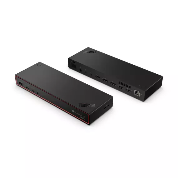 Lenovo ThinkPad TB5 Smart Dock 7500, 2xTBT 5, 3xUSB-A 3.2 Gen 2(10Gbps), 2xUSB-C(10Gbps),2xDP 2.1, 1, 5 image