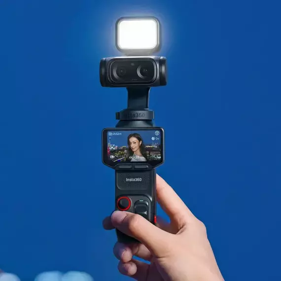 Cameră Video Sport Insta360 GO Ultra Luna Standard Bundle, Negru, 7 image