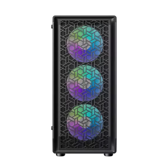 Carcasă PC Gamemax Forge AB, Midi-Tower, Fără PSU, Negru, 4 image