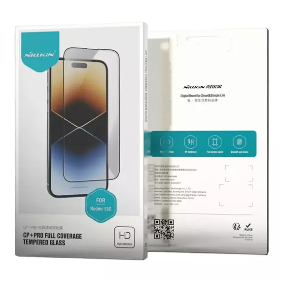 Sticlă de protecție Nillkin Xiaomi Redmi 13C, Negru, 6 image