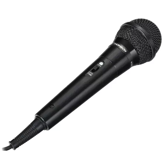 Microfon Karaoke Thomson M135D, Cu fir, Negru, 2 image