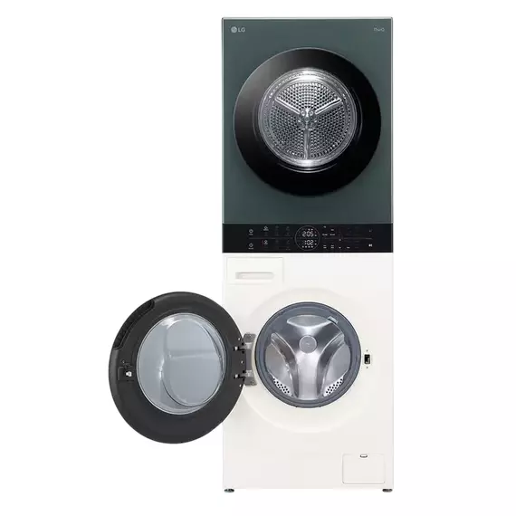 Mașină de spălat cu uscător LG WT1210EGF, 12kg, Verde | Bej, 6 image