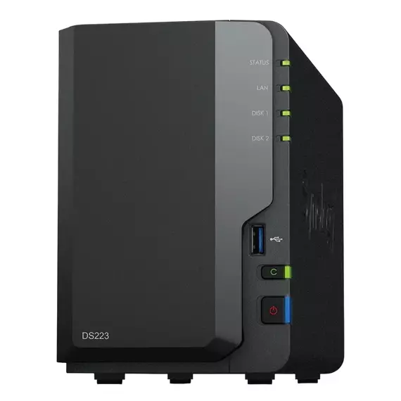 Stocare atașată la rețea SYNOLOGY DS223, Negru, 4 image