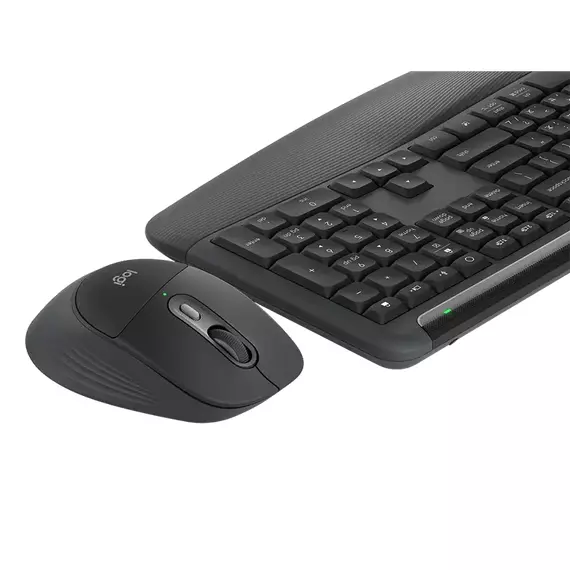 Wireless Keyboard & Mouse Logitech MK880, Signature Comfort Plus, Quiet typing, Concave keys, Palm r, 2 image