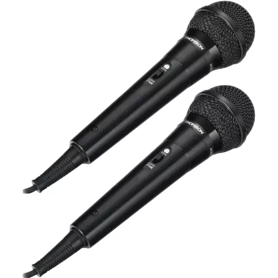 Microfon Karaoke Thomson M135D, Cu fir, Negru, 5 image