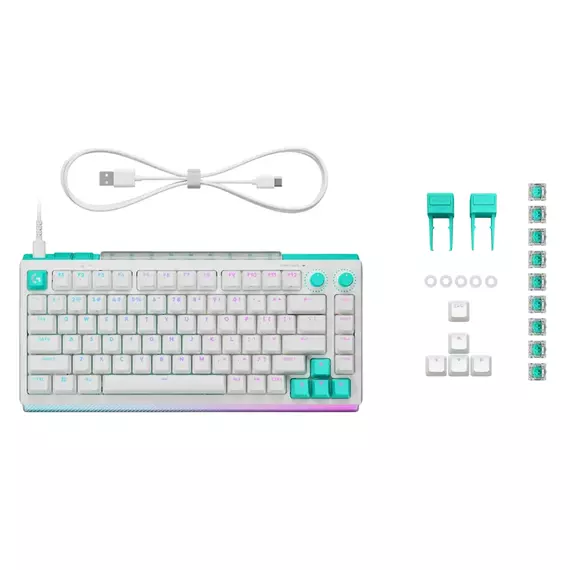 Gaming Keyboard Logitech G512 X 75 Wired, EMEA28i - 935 - Tactile,White, 5 image