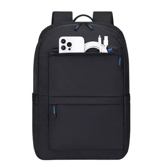 Rucsac pentru Laptop Rivacase 8062, 15.6", Poliester, Negru, 6 image
