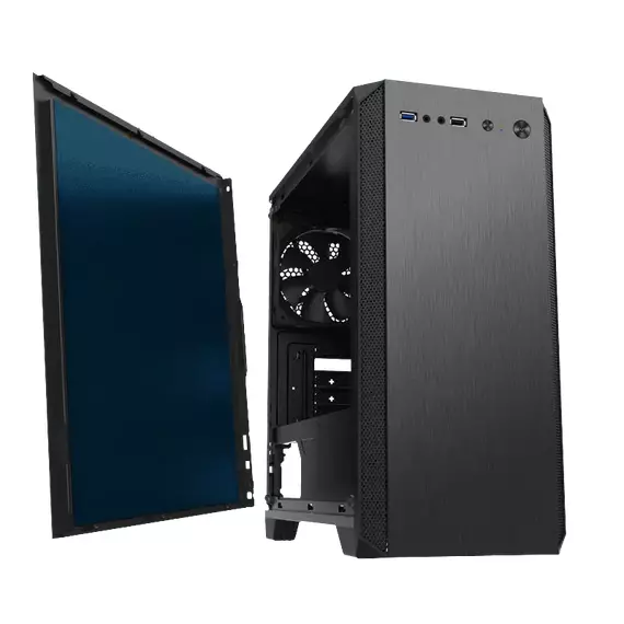 Carcasă PC Gamemax Silent Hill, Midi-Tower, Fără PSU, Negru, 7 image