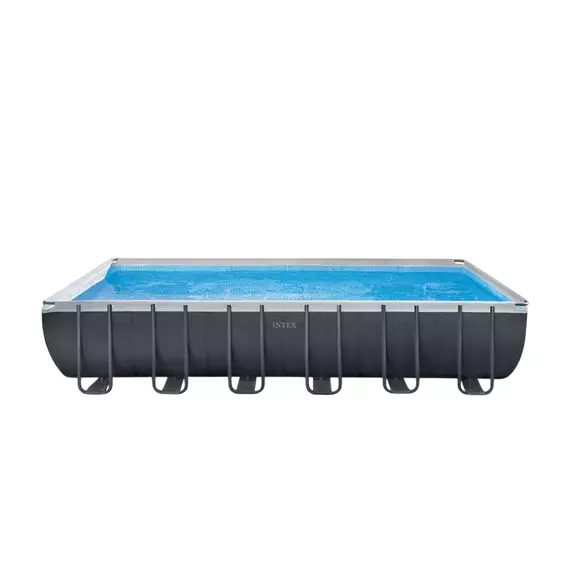Piscină cu cadru metalic Intex 26364, 31805L, Antracit