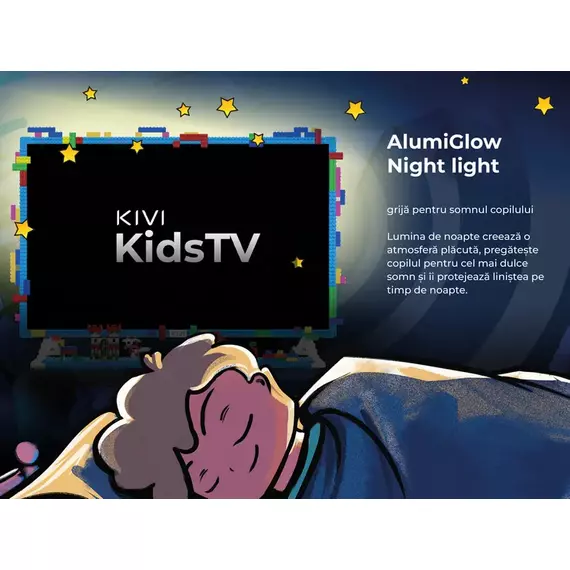 32" LED SMART TV KIVI KidsTV, 1920x1080 FHD, Android TV, Albastru, 4 image