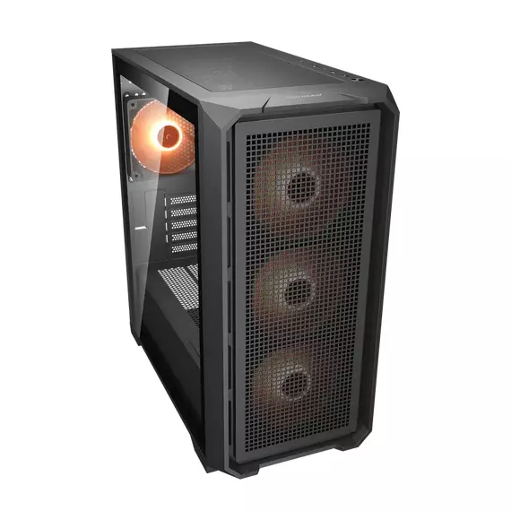 Case ATX Cougar MX600 Mini V2 Pro  w/o PSU, 4x140mm, ARGB PWM, Tempered Glass 1xTypeC 3xUSB3.0 2x2.5, 4 image