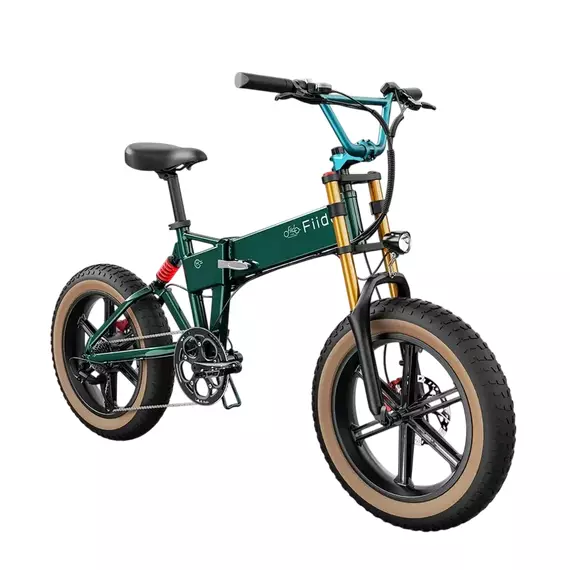 Bicicletă Electrică Fiido M1 Pro, Verde, 2 image