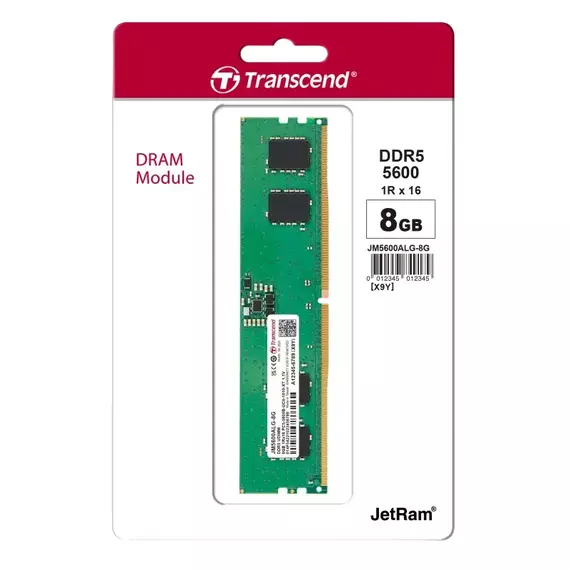 Memorie RAM Transcend JetRam, DDR5 SDRAM, 5600 MHz, 8GB, JM5600ALG-8G, 2 image