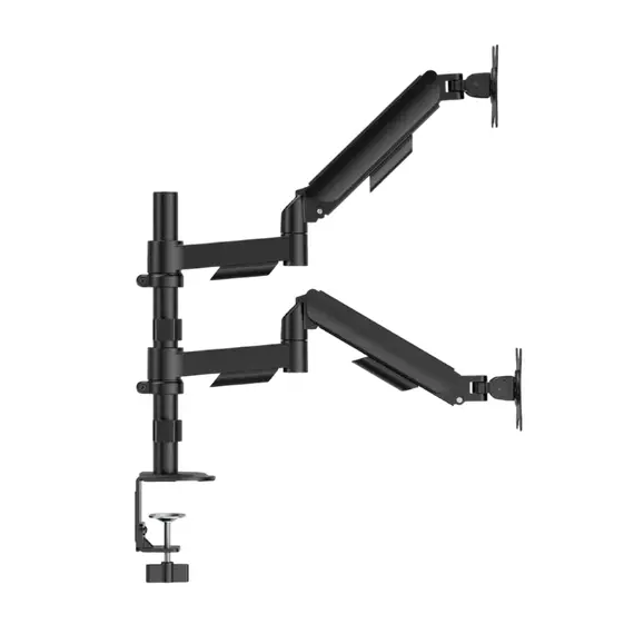 Suport birou pentru monitoare Gembird MA-DA2P-02, Negru, 3 image