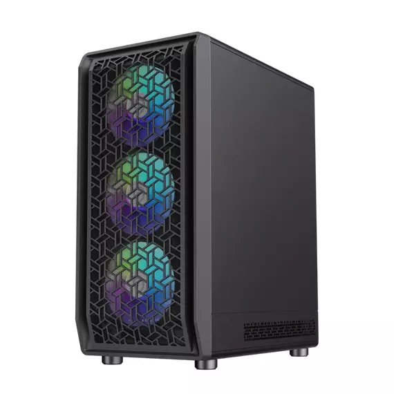 Carcasă PC Gamemax Forge AB, Midi-Tower, Fără PSU, Negru, 5 image