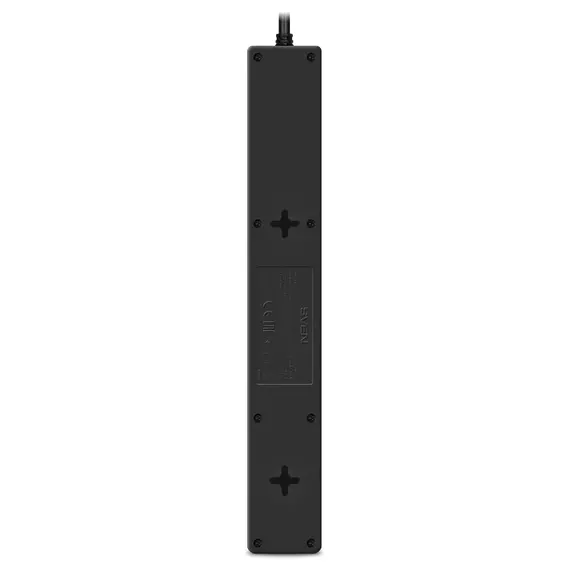Prelungitor electric SVEN SF-06E-16, 6 Prize, 3m, Negru, 4 image