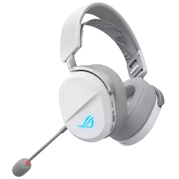 Căști gaming ASUS ROG Pelta, Fără fir, Alb, 6 image