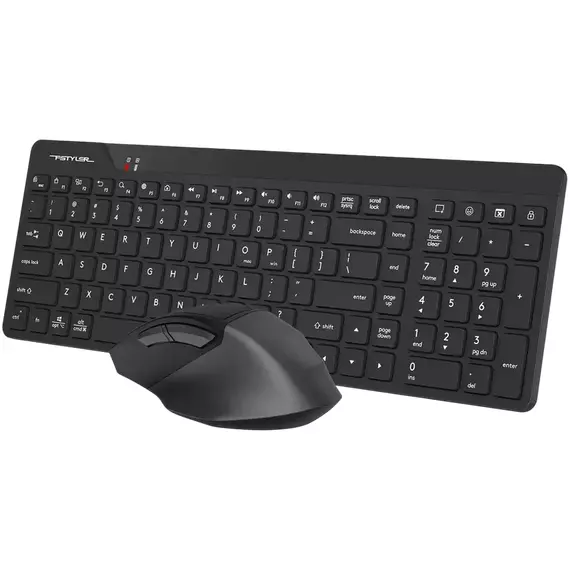 Set Tastatură + Mouse A4Tech FG2400 Air2, Fără fir, Negru, 3 image