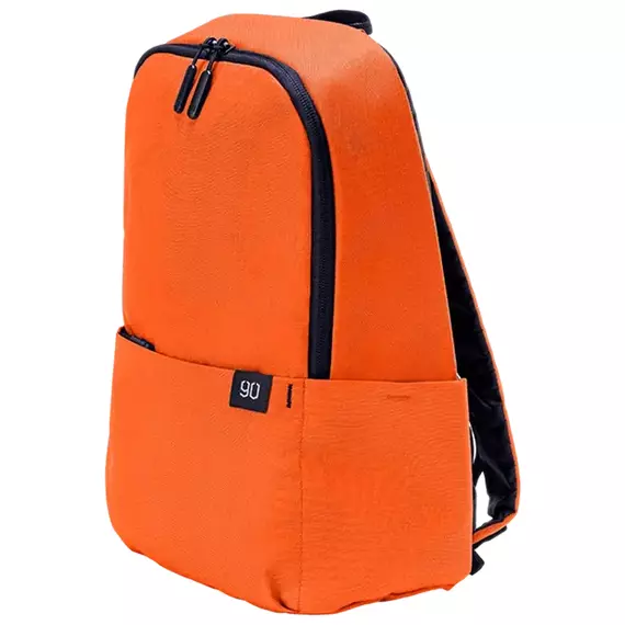 Rucsac NINETYGO Tiny LIghtweight Casual, 15.6", Poliester 600D, Portocaliu, 3 image