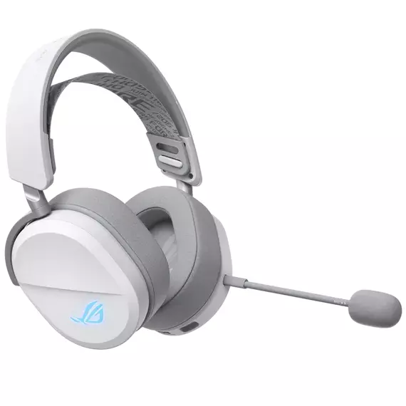 Căști gaming ASUS ROG Pelta, Fără fir, Alb, 8 image