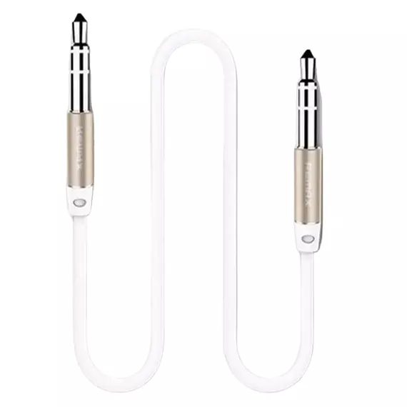 Cablu audio Remax L200, 3.5 mm AUX - 3.5 mm AUX, 2m, Alb, 2 image