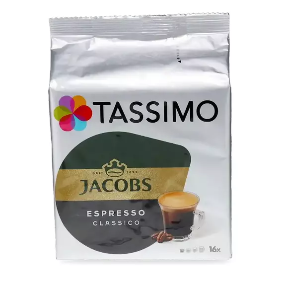 Cafea Jacobs Tassimo Espresso Classico, 16 buc